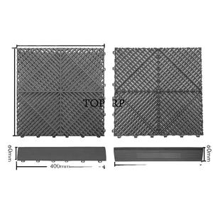 Professional Car Detailing Room Interlocking <b>Plastic</b> Garage Floor - Product Image 2