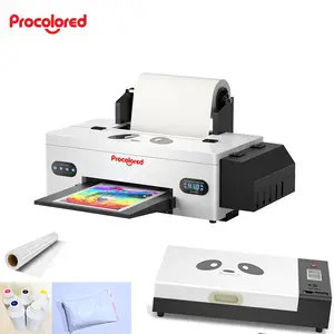 Impressora digital Procolored A3 para impressão de camisetas, filme PET de transferência térmica, DTF, máquinas de impressão têxtil