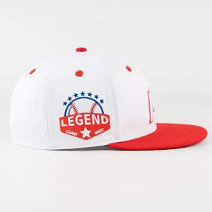 Gorras de Béisbol Personalizadas TCAP China ODM, 6 Paneles, Bordado 3D, Lana Acrílica, Visera Plana - Product Image 4