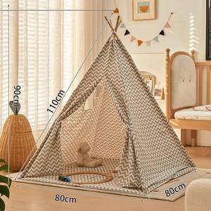 Portable enfants tentes Tipi jouer maison enfants coton <span class=keywords><strong>toile</strong></span> indien jouer tente enfant petite plage tipi fête salle décor - Product Image 5