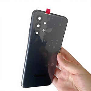 Coque arrière avec lentille de caméra en verre SM-A135F SM-A137F, boutons latéraux pour caméra quadruple, pièce de rechange OEM pour Galaxy A13 4G - Product Image 1