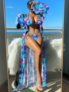Maillots de bain une pièce jacquard léopard pour femmes, maillots de bain grande taille pour femmes rondes, paréos et tenues de bain - Product Image 3