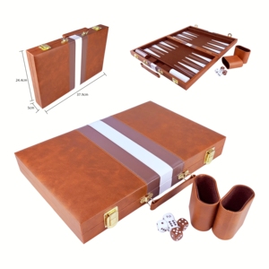 Luxury Foldable Portable Handheld Children's Travel Chess &amp; <strong>Backgammon</strong> <strong>Board</strong> - Product Image 1