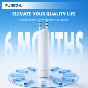 Z062 Compatibile con Frigidaire FPPWFU01 PurePour PWF-1, Filtro <span class=keywords><strong>Acqua</strong></span> per Frigorifero ad Alta Efficienza, Certificato NSF, Durata 6 Mesi - Product Image 6