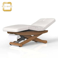 Table de massage et de spa électrique en bois avec lit de massage portable avec roues pour table de massage élévatrice électrique