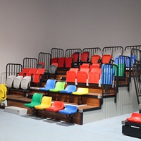 Chaises de tribune de football, sièges en plastique HDPE pour stade, sièges d'extérieur, prix de gros