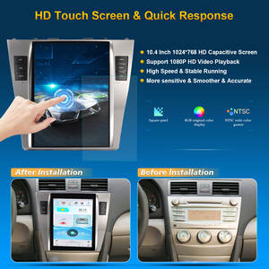 Monitor de DVD para <span class=keywords><strong>Auto</strong></span> de 10.4 Pulgadas para TOYOTA CAMRY 2007-2011 con Aire Acondicionado Automático - Pantalla Estilo Tesla, Venta Directa de Fábrica - Product Image 2