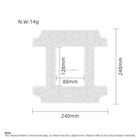 Chiffon de nettoyage réutilisable et lavable pour robot de nettoyage de vitres Dreame C1 NanoE/G1 Nano