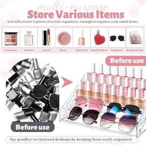 Organizador de Esmaltes de Uñas de 3/4/5/6/7 Niveles, Estante de Exhibición Acrílico para Almacenamiento de Lentes de Sol y Aceites Esenciales, Venta al Por Mayor - Product Image 5