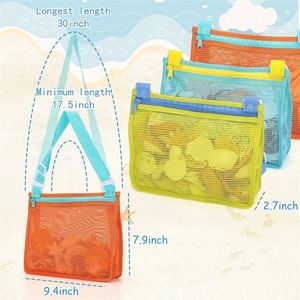 BSCI Factory Boys and Girls <b>Swimming</b> Accessories Kids Shell Storage Bag Beach <b>Toy</b> Mesh Bag - Product Image 2