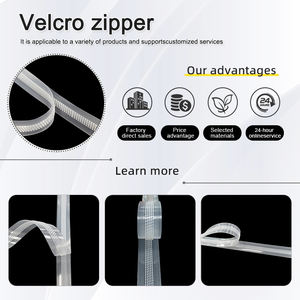 <span class=keywords><strong>Cerniera</strong></span> in Velcro di Alta Qualità Facile da Aprire 16MM Trasparente in PE Plastica Termosaldabile a Bassa Temperatura Ecologica per Borse - Product Image 6