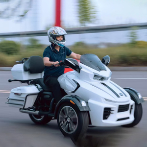 Triciclo de Alta Velocidad 120KM/H Jonway <span class=keywords><strong>JW</strong></span> DSL-<span class=keywords><strong>1</strong></span> 400CC con Motor de Gasolina sin Escobillas, Triciclo Potente de Larga Distancia para Adultos - Product Image 1