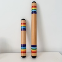Orff Musical Instrument Rain Sound Cylinder Wood Sound Effect Rain Sound Sand Cylinder Music Toy rainbow Stick Hourglass