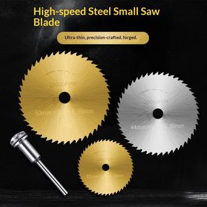 <span class=keywords><strong>Lame</strong></span> de <span class=keywords><strong>scie</strong></span> <span class=keywords><strong>circulaire</strong></span> forgée HSS ultra-mince de 50 mm x 0,8 mm x 6,35 mm, revêtement titane, pour découpe de précision <span class=keywords><strong>multi</strong></span>-<span class=keywords><strong>matériaux</strong></span> - Product Image 4