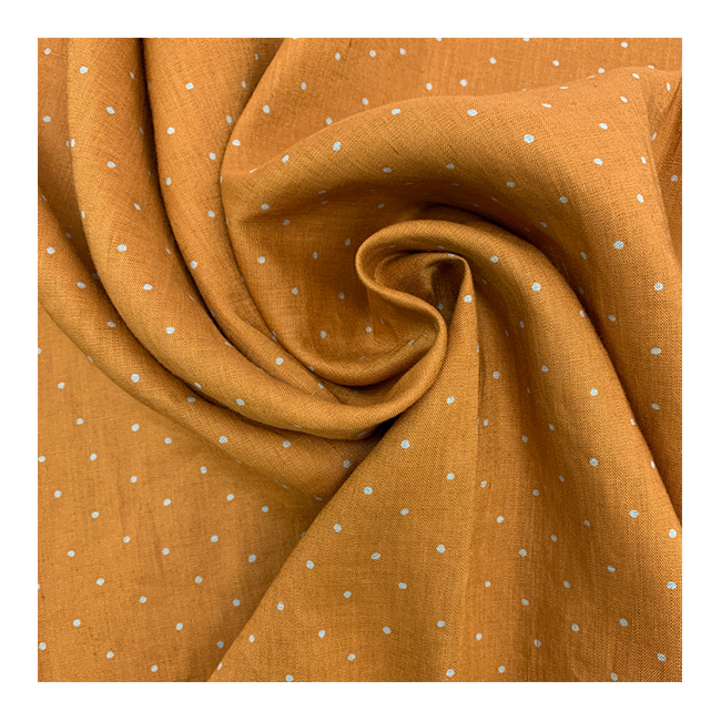 Японская ткань OK43331 с принтом на заказ, 100 льняная ткань