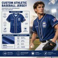 Camiseta de Béisbol Personalizada Anti UV de Manga Corta Transpirable Uniforme de Equipo Unisex para Hombre y Mujer 2XL OEM
