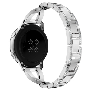 Correa de reloj de acero inoxidable para <span class=keywords><strong>Amazfit</strong></span> GTS / Bip Correa de reloj de diamante en forma de "<span class=keywords><strong>X</strong></span>" - Product Image 4
