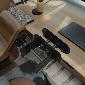 Pince en métal à dégagement rapide personnalisée pour tuyau en bois panneau solaire bascule bureau écran services de fabrication de bureau - Product Image 4