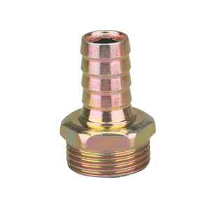 He Shi Hydraulic Connector Carbon Steel Threaded 2-19mm For Water Oil Molds Machinery - Product Image 2