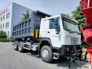 Camión volquete Sinotruk con protección frontal HOWO 371 Camión volquete con cara antigua Nuevo camión pesado Euro 2 Emission 6x4 Drive - Product Image 6
