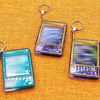 Wsnbwyewholesale Porte-clés en acrylique personnalisé de dessin animé d'anime, porte-clés de designer d'anime, llaveros Anime DIY CHAVEIRO Porte-clés en acrylique de designer