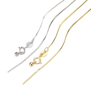 Collier en argent S925 WENCHI avec chaîne torsadée ajustable, accessoires de perles DIY, pendentif, chaîne de pull - Product Image 3