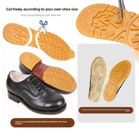 Semelles de rechange en caoutchouc antidérapantes pour chaussures et bottes, 5 mm d'épaisseur, à découper sur mesure