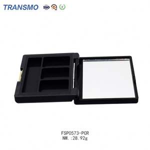 Caja de Polvo Facial de Plástico Ecológica al por Mayor, Paleta de Sombras de Ojos Vacía con Cierre Magnético Reciclable - Product Image 4