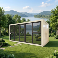 MZECOHOUSE Maison portable pliable en Z de 20 pieds, petite maison préfabriquée mobile
