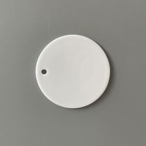Colgantes de Sublimación en Blanco, Adornos de Cerámica en Forma de Corazón, Decoraciones de Madera Dura para Impresión en Caliente - Product Image 2