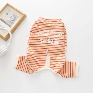 Surepawzy Four-Legged <strong>Dog</strong> Outfit High Elasticity Small <strong>Dogs</strong> Teddy French Bulldog Indoor Daily Wear Japanese Korean Style All - Product Image 6
