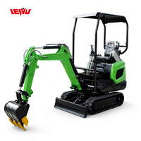 Mini-excavatrice de 2,5 tonnes avec moteur Kubota, fabrication chinoise, pour travaux de construction rurale