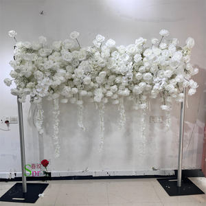 SPR Customized Color Red Silk Rose Peony Hydrangea Arch Flower Wall Decoration for Wedding/Party Backdrop Christmas - Product Image 3