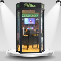 Mini salle de karaoké Self Service Singing Bar Jukebox Mobile pavillon insonorisé pour lire chanter jeux à pièces Camp