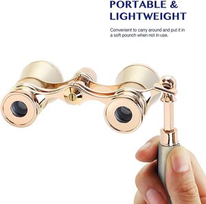 Nuevo diseño de gafas de teatro, Mini binoculares para Ópera, binoculares 3X25 con asa para adultos y mujeres - Product Image 3