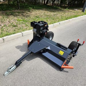 <span class=keywords><strong>Tondeuse</strong></span> à gazon <span class=keywords><strong>professionnelle</strong></span> <span class=keywords><strong>tractée</strong></span> par un VTT avec broyeur arrière, concasseur d'herbe tout-terrain, moteur 4 temps 196cc - Product Image 6