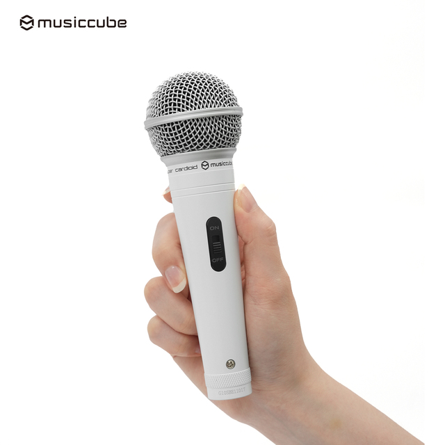 Musiccube G-10S Supercardioid Dynamic Vocal Microphone, Wired Handheld Mic for Stage Performance Karaoke Live Recording