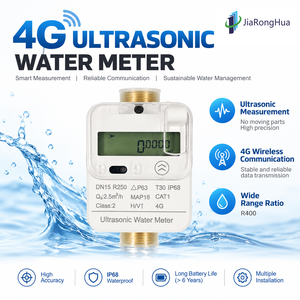 Mini 4G DN15 IP68 Ultrasonic Flow Water Meter LoRaWAN/NB-IoT/RS485/Modbus Pulse Output Wireless Brass Flow Meters Small Size