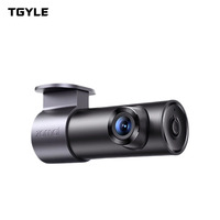 Caméra de tableau de bord WiFi DVR pour voiture, IPS sans fil, WDR, vision nocturne, 1,47 pouce, double objectif avant/arrière 4K avec GPS