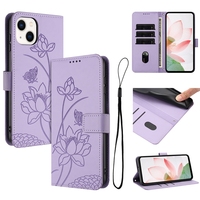 Lotus Fleur Portefeuille Étui En Cuir pour Itel A95 5G A90 4G S25 Ultra A80 A50 A50C P65 RS4 P55 Plus A70 S23 A60 A60S Flip Cover