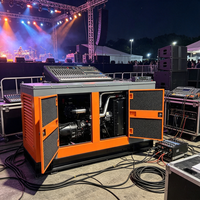 Groupe électrogène diesel à faible vibration 30 kW pour alimentation de plateau tournant de salle d'exposition automobile