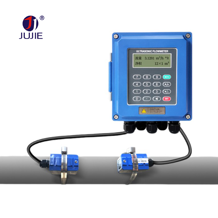 물 디젤 오일 액관 측정을 위한 RS485 MODBUS 유량 측정을 이용한 디지털 초음파 유량계