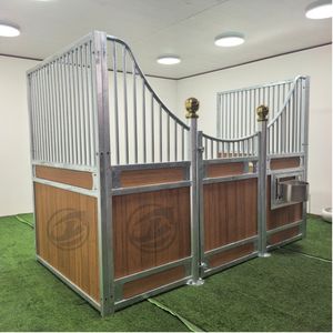 Vendere 12ft di lusso classico europeo cavallo stabile attrezzature per esterni prefabbricati in metallo acciaio zincato stalle di cavalli - Product Image 4
