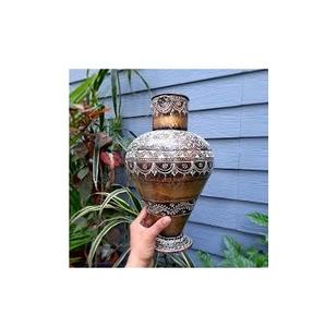 Tendencia DE LA INDUSTRIA Material de La Flor de metal Olla de hierro Tamaño personalizado Forma Color Jarrones de metal Usos en la decoración del hogar - Product Image 3