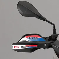 Pegatina 3D Ecológica de PVC Brillante para Motocicleta XY Racing Freesticker, Protector de Manillar Triple Negro, Calcomanía GS para R1250GS ADV R1200GS