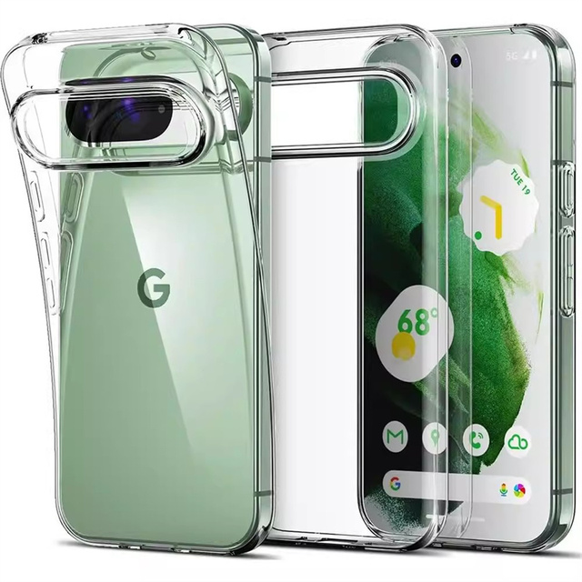 ultra Thin Shockproof Silicone clear Soft Phone Case for Google Pixel 10 9 Pro XL Pixel 9A 8A 7A 6A 8 7 6 Pro TPU Back Cover