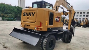 MACHINE NEUVE À 100% Sany Sy75W Excavatrice sur pneus Matériel de construction Année 2024 Prêt à être expédié Bon état de fonctionnement à vendre - Product Image 3