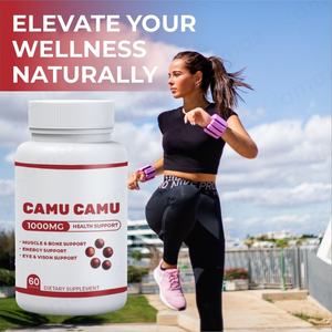 Amaz OEM Marque privée Approvisionnement personnalisé Supplément Premium Capsules de <span class=keywords><strong>Camu</strong></span> <span class=keywords><strong>Camu</strong></span>-Supplément de soutien immunitaire avec vitamine C naturelle - Product Image 1