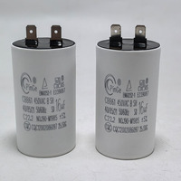 Condensador de Arranque para Motor AC CBB60 con Pines SH 1.5-100UF 250-450VAC para Bomba de Agua, Condensador de Película Delgada Metalizada