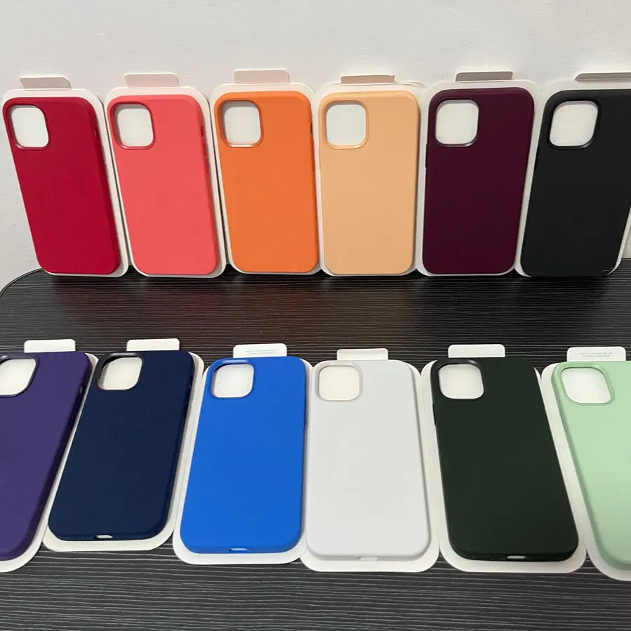 ยางซิลิโคนเหลวคุณภาพสูงสําหรับ Iphone 15 Pro Max พร้อมผ้าไมโครเคสโทรศัพท์มือถือ